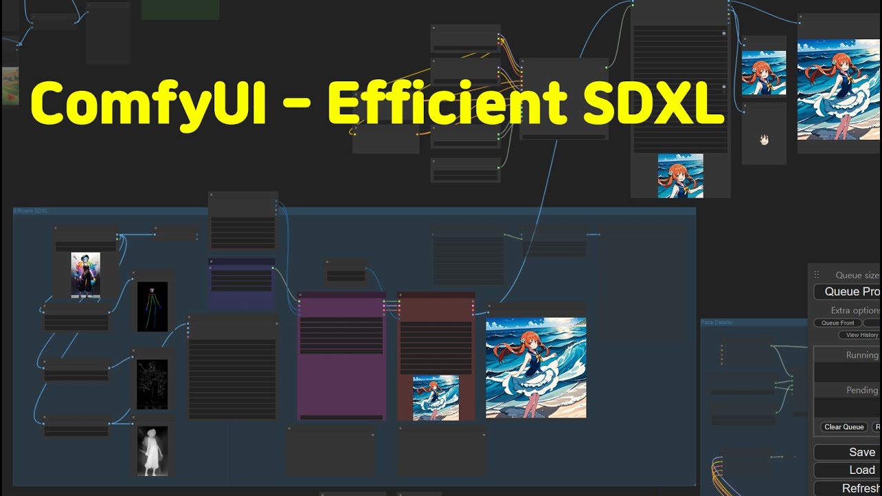 AI ComfyUI - Efficient SDXL