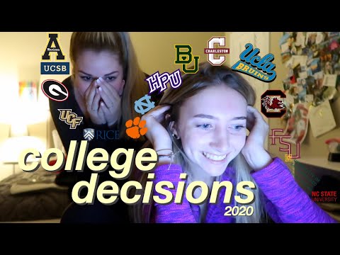 COLLEGE DECISION REACTIONS 2020 (UNC, CLEMSON, UCLA, UGA + MORE)