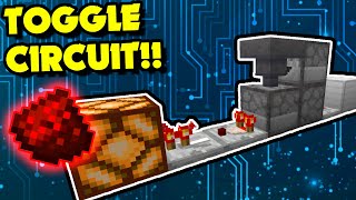 How to Make a Dropper & Hopper TOGGLE CIRCUIT in Minecraft 1.16+ (Minecraft Redstone Tutorial)