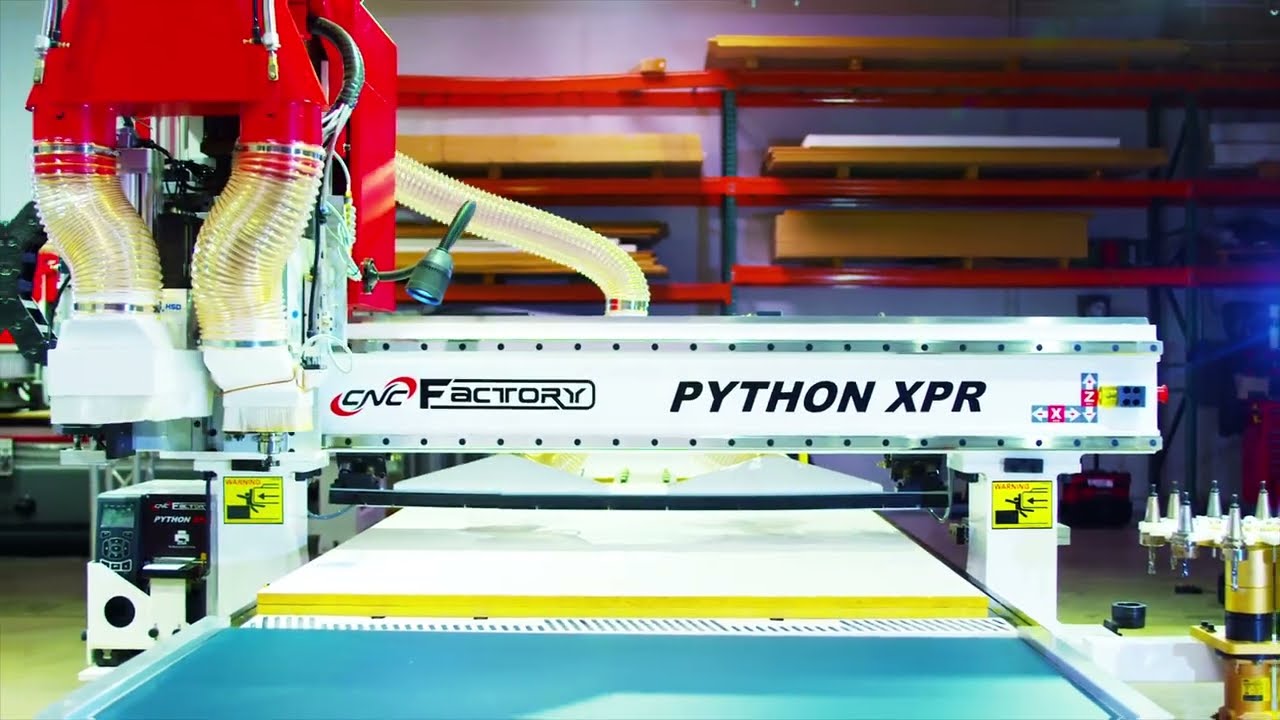 CNC Factory Python action trailer product presentation video ad