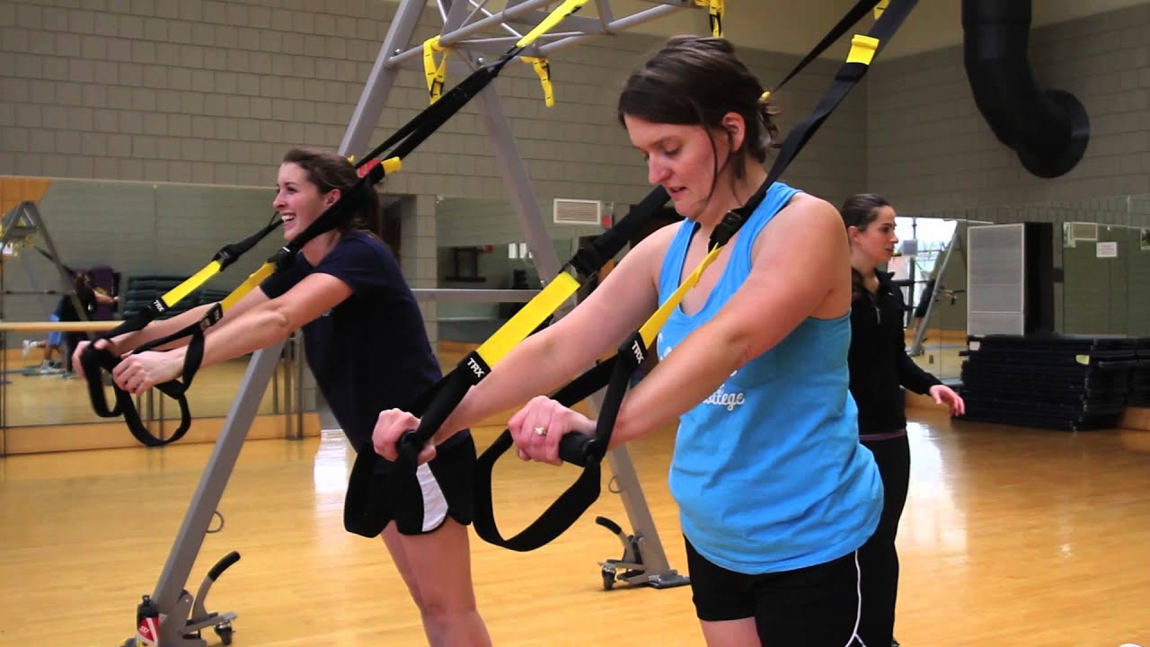Ithaca College fitness instructor explains TRX full-body workout