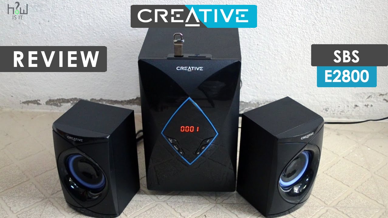 Creative SBS E2800 Unboxing and Review 