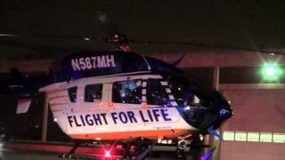 Flight for Life Airlift After Extrication/Technical Rescue Operation for Man Trapped in Machine