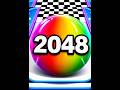 Ball Run 2048 Ball Game Ultimate Merge Challenge #ballgameshub 😱🔥 #shorts