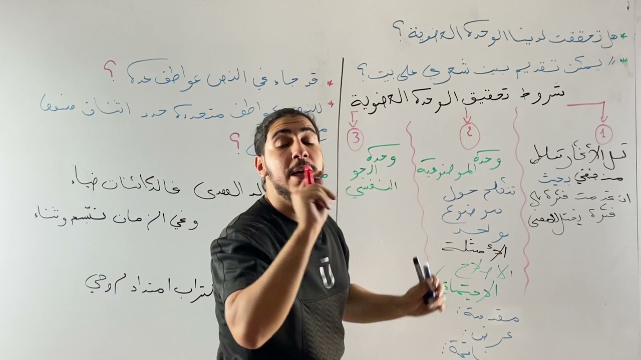 عربية03-الوحدة العضوية و كيفية الاجابة عنها + العاطفة - الاستاذ معاذ