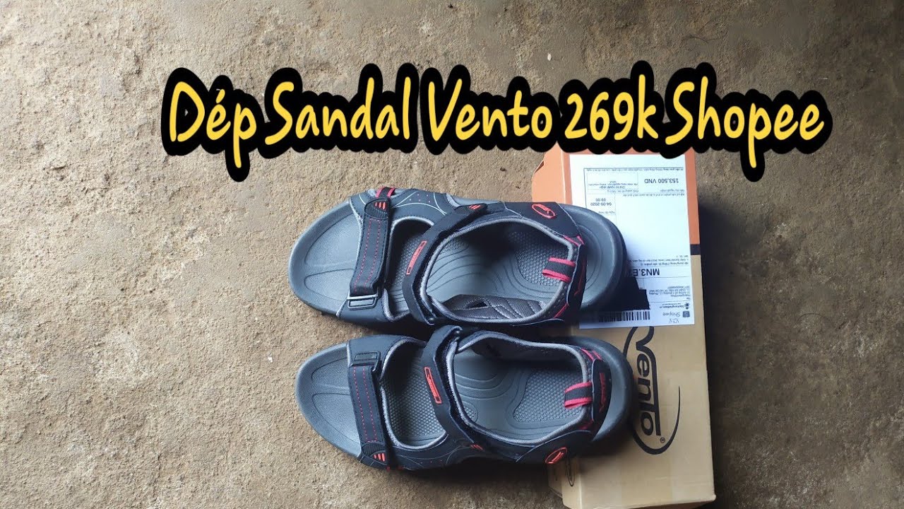 mua sandal nam  Update  Mở Hộp Giày ( Dép ) Sandal Nam Vento 3610 Trên Shopee 269k| Mua Hàng Online| Văn Nguyễn