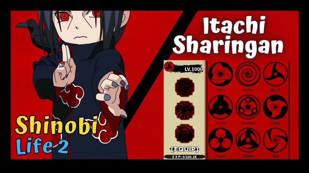 Itachi's Version 2 Sharingan, Shinobi Life 🅾️🅰️ Wiki