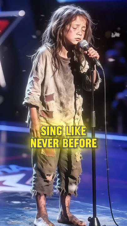 A poor boy sings with rich faith 💛 like you’ve never heard it before #english #music #song #shorts
