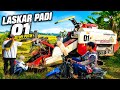 Kombi laskar padi 01 panen padi di mt 2 blora dilahan kering