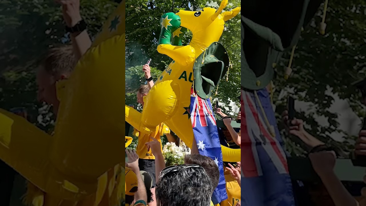 Australians took over Vancouver for their World Cup match against Türkiye. Vibes are high.