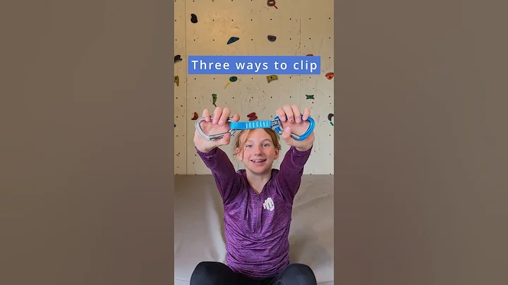 Three ways to clip for sport climbing #climbing #learntoclimb #sportclimbing #kidsclimbing