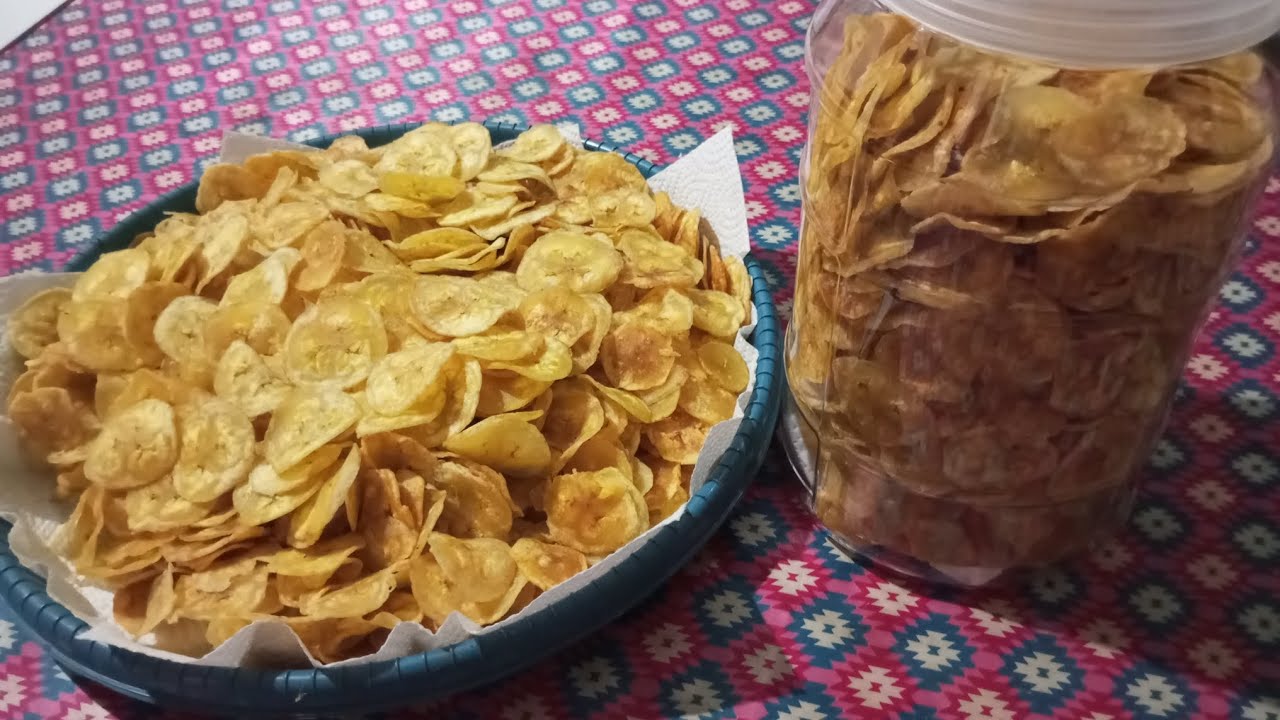 Kripik Pisang Persiapan Isi Toples untuk Menyambut Lebaran