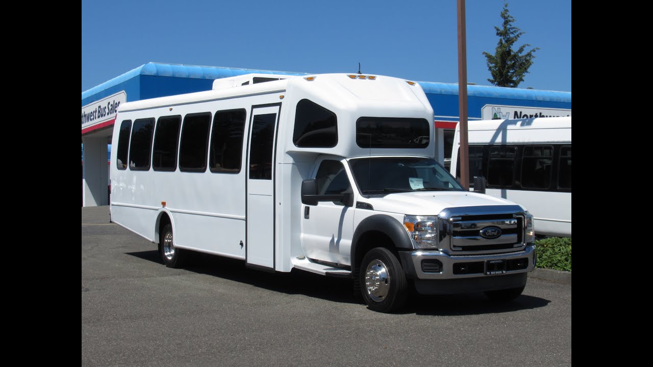 2013 Ford Ameritrans 32 Passenger Shuttle Bus - S38136 - Northwest Bus Sales