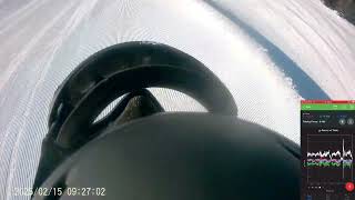 Skiing Rollers With Gravitometer