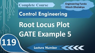 Root Locus to Find Centroid of Asymptotes: GATE Example 5