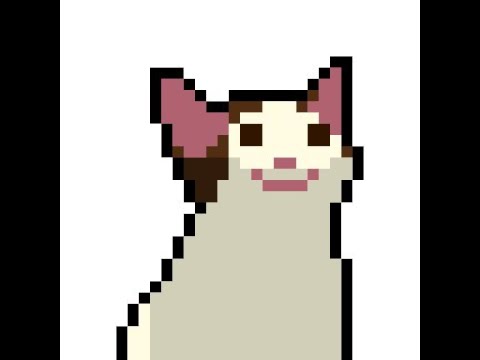 Pop Cat Pixel Art / Tons of free artworks to color by number
