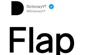 Flap Meaning in English