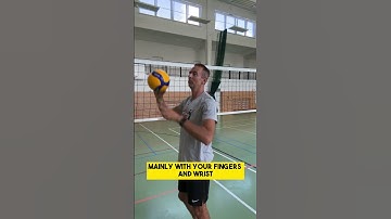 What is the role of wrist and fingers when you are setting?