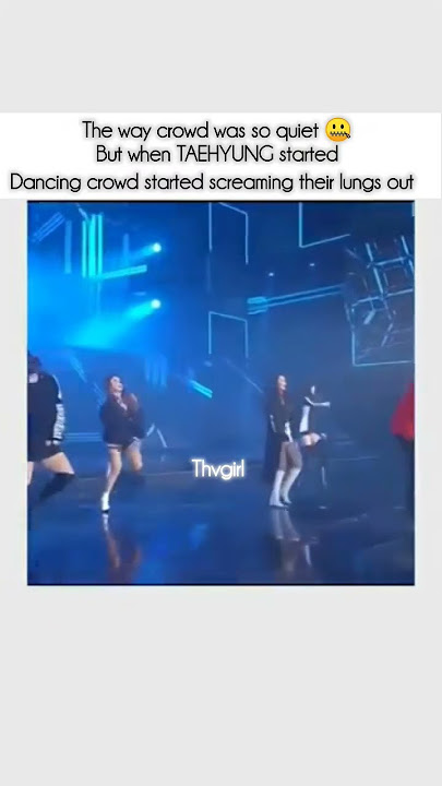 Crowd started screaming after seeing Taehyung' dancing #kimtaehyung @THVGIRL07 #viralvideo#viral
