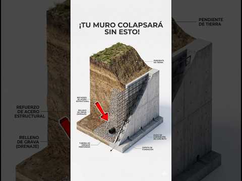 ¡Por esto colapsan tus muros! 🧱🤯 El secreto de un muro indestructible ! #shorts