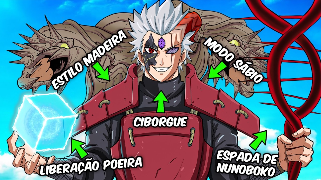 Eu CRIEI o Personagem MAIS PODEROSO da História de Naruto (Mais Forte que o Madara e os Otsutsukis)