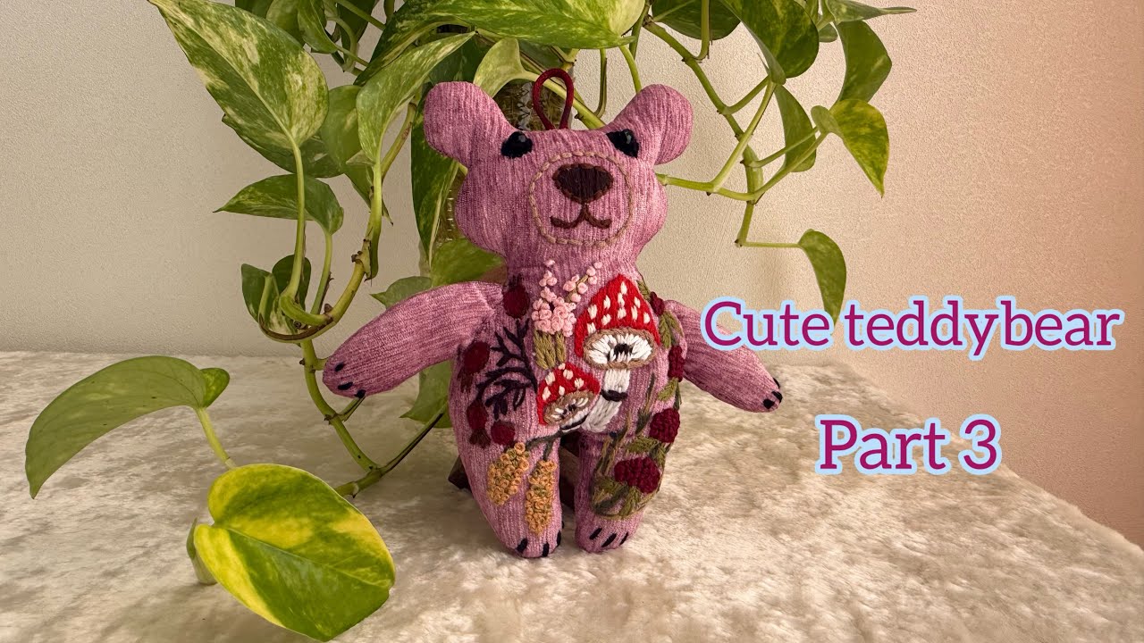 Do You Want to Eat This Mushroom? 🍄😋 | Cute Mushroom Embroidery Tutorial part 3