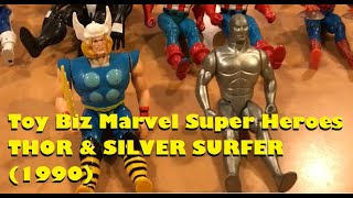 Toy Biz THOR & SILVER SURFER Marvel Super Heroes 1990 figures - Mike Plays with Toys #153 screenshot 5