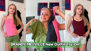 BRANDY MELVILLE New Outfit Try-On!