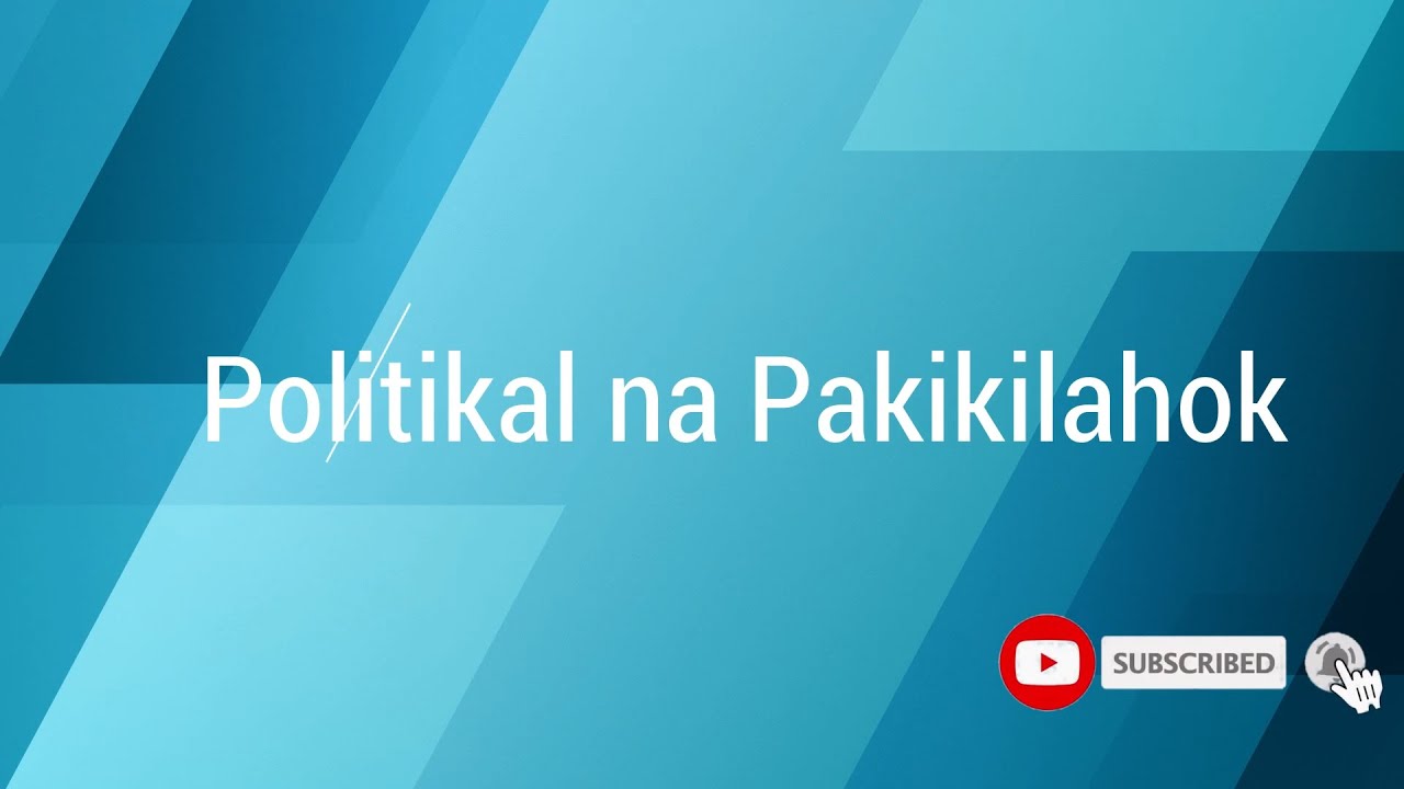 ARALING PANLIPUNAN 10- QTR.4- MODULE 5| POLITIKAL NA PAKIKILAHOK