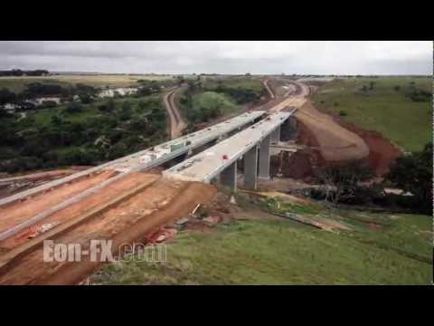 Time-lapse Construction Anthonys Cutting Realignment Project