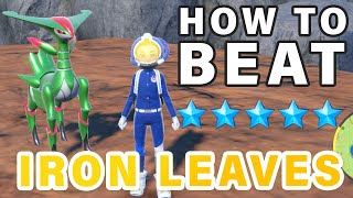 How To Beat Iron Leavesparadoxraid ends May 6th  Pokemon Scarlet U0026 Violet