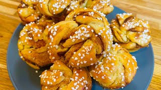 Cinnamon buns recipe. How to bake cinnamon buns