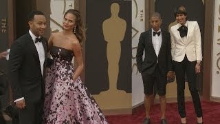 Famous Oscar Fashion Couples Battle, Pharrell vs. John Legend Wealth