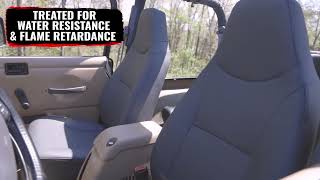 Bestop Trailmax II Standard Front Seat | High-Back Design, Water-Resistant Foam, Vinyl Upholstery