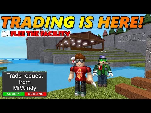 Trading In Roblox Flee The Facility New Update Youtube - roblox flee the facility trading youtube