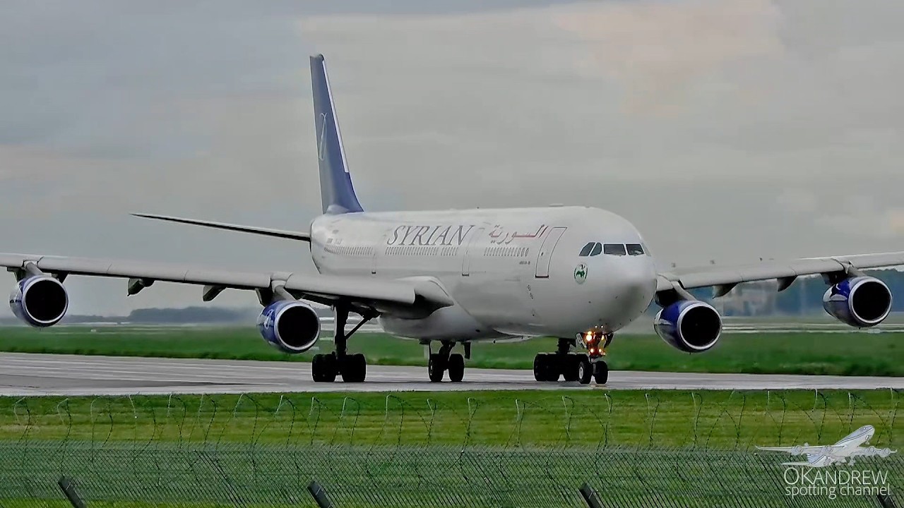 Самолёт А340 безумно огромный. Это надо увидеть. 4 фантастических эпизода со взлётами.