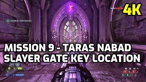 DOOM ETERNAL - TARAS NABAD SLAYER GATE KEY LOCATION (4K/60FPS)