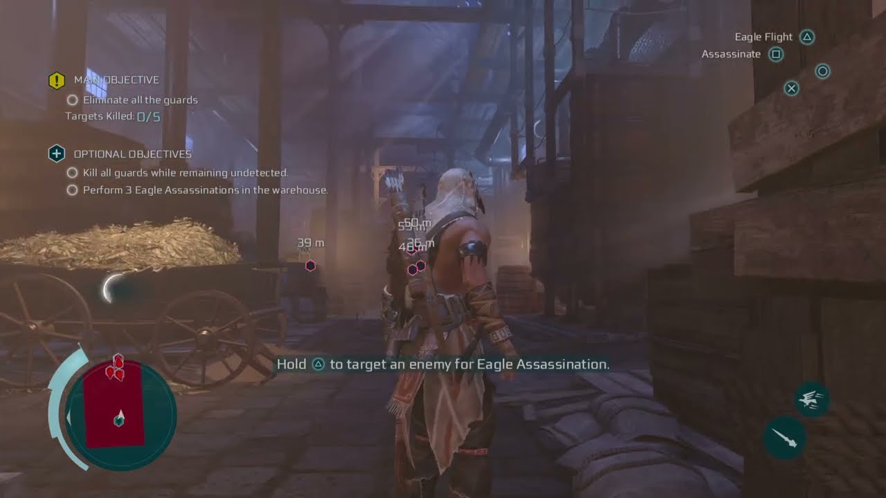 Assassin's Creed III Remastered - Perform 3 Eagle Assassinations In The Warehouse & Undetected
