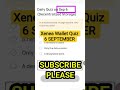 xenea wallet voucher code today.xenea wallet quiz 6 september.xenea wallet quiz answer.xenea wallet.