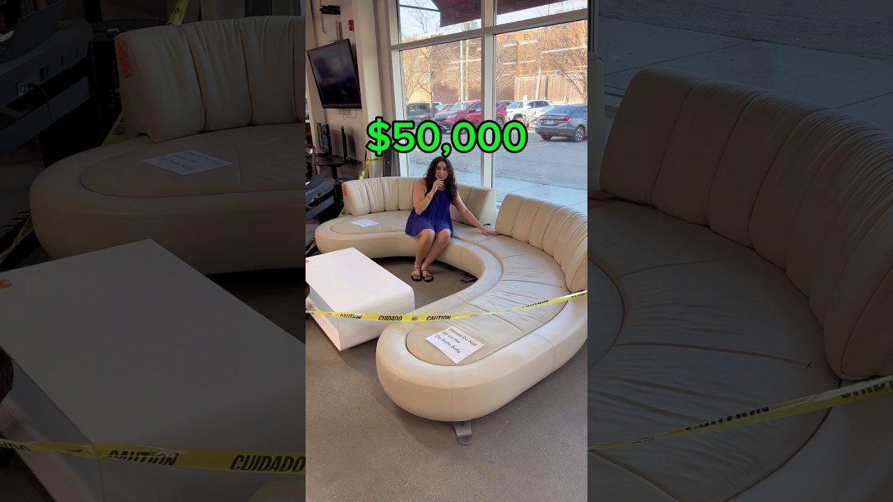 $50,000 Couch Found in Thrift Store?