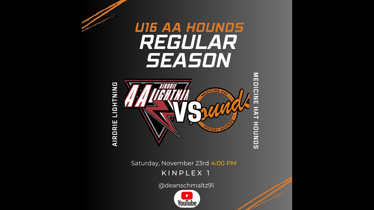 Game 13 - Airdrie Lightning @ Medicine Hat Hounds - YouTube