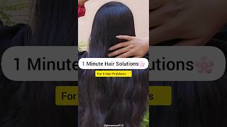 1 Minute Hair Solutions - Glow yourself #shorts #glowyourself #viral #trending