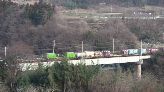 2071ﾚ　EF64-1016+1012　原色重連　長めの警笛つき