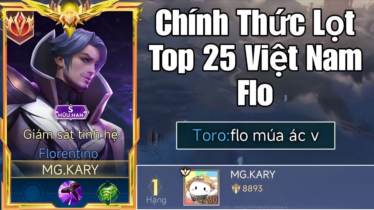 Kary Chính Thức Lọt Top 25 Flo Việt Nam Và Một Đêm Múa Flo Lật Kèo Trên Đấu Đỉnh Cao 1K8