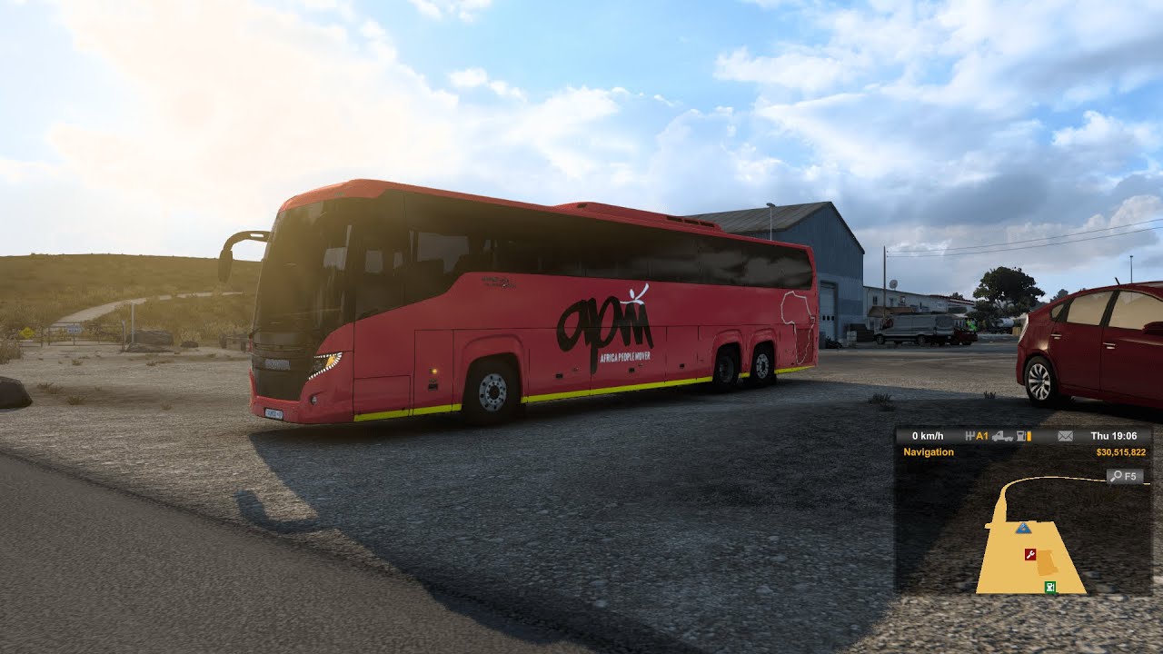 Apm bus l ats bus mod l scania touring youtube