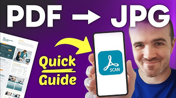 How to CONVERT a PDF to JPG in Adobe Scan (Step by Step) 2025