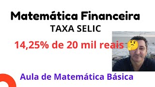 Taxa SELIC porcentagem