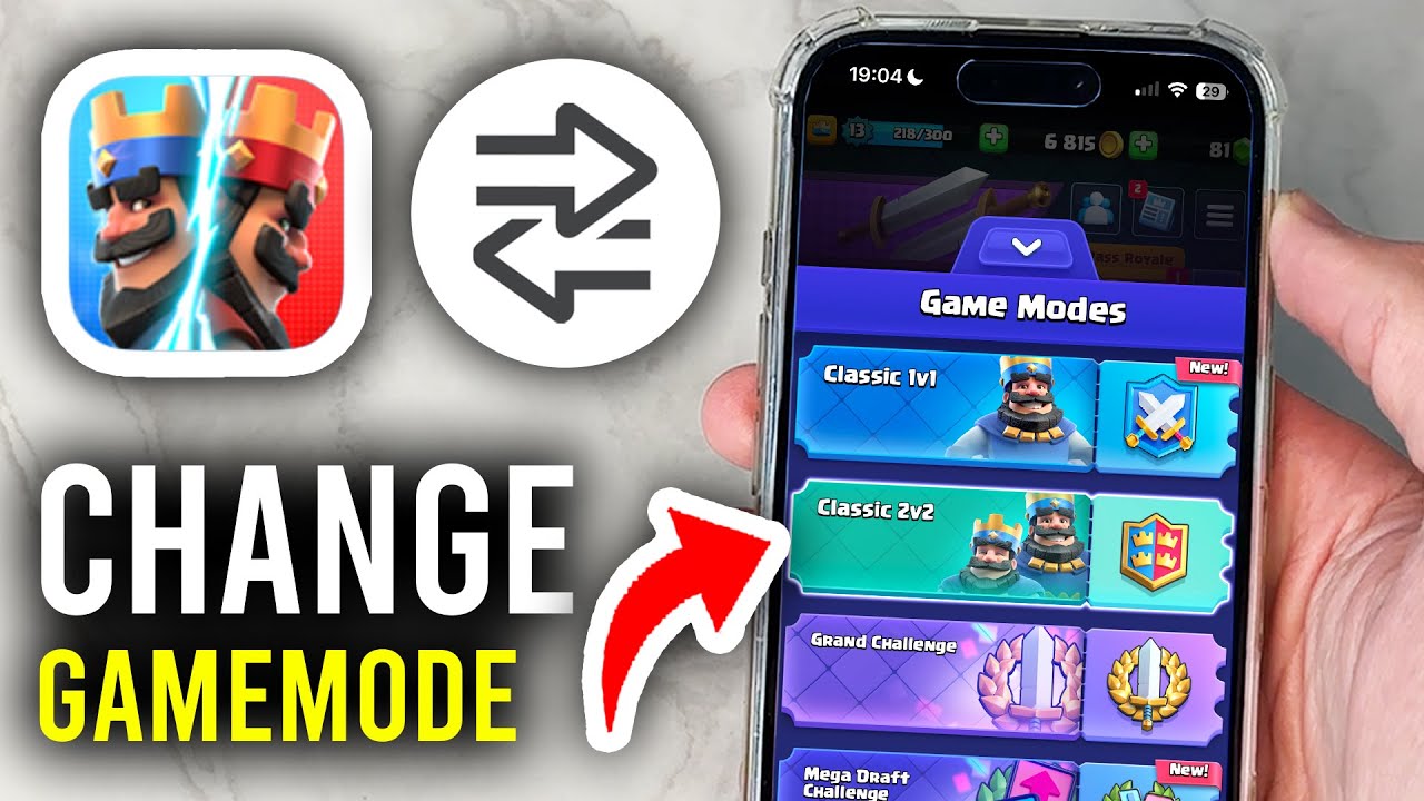 How To Change Game Mode In Clash Royale - Step By Step