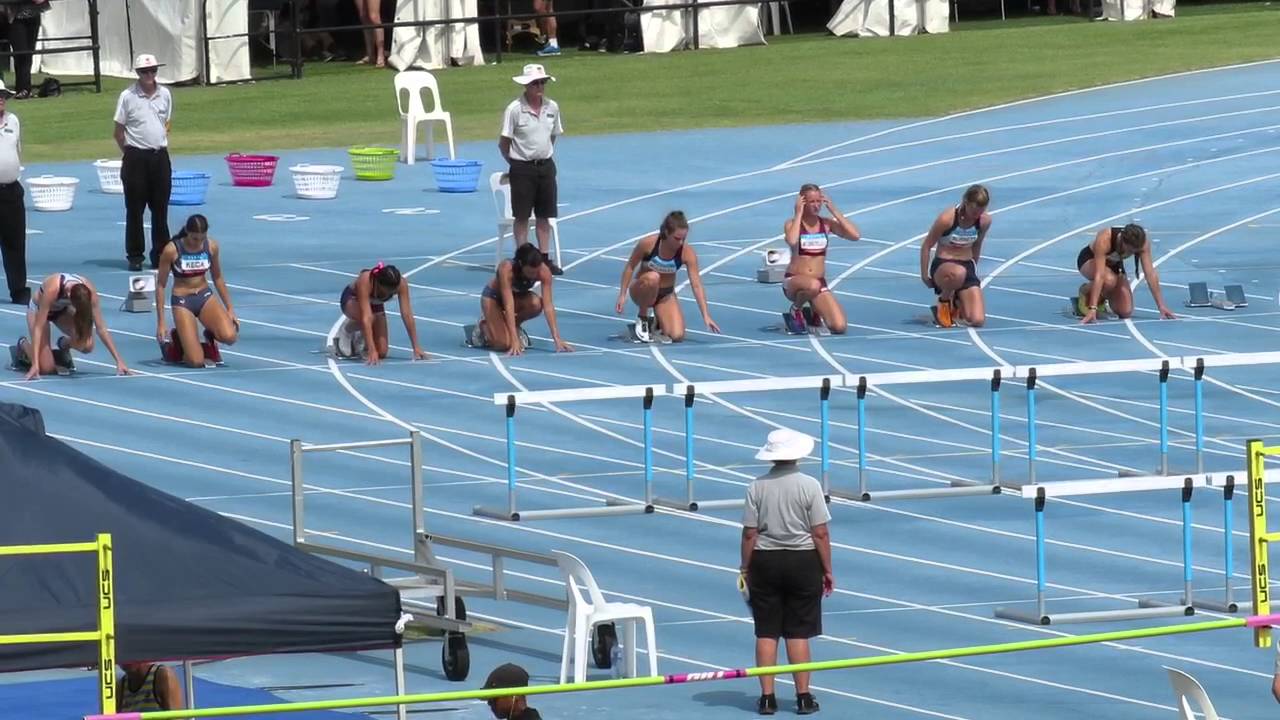 100MH H2 U20W Celeste Mucci 13.79 +0.6. 2016 Australian Junior Championships