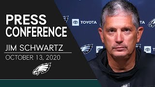 Jim Schwartz Talks Defense's Performance in Week 5 & More | Eagles Press Conference